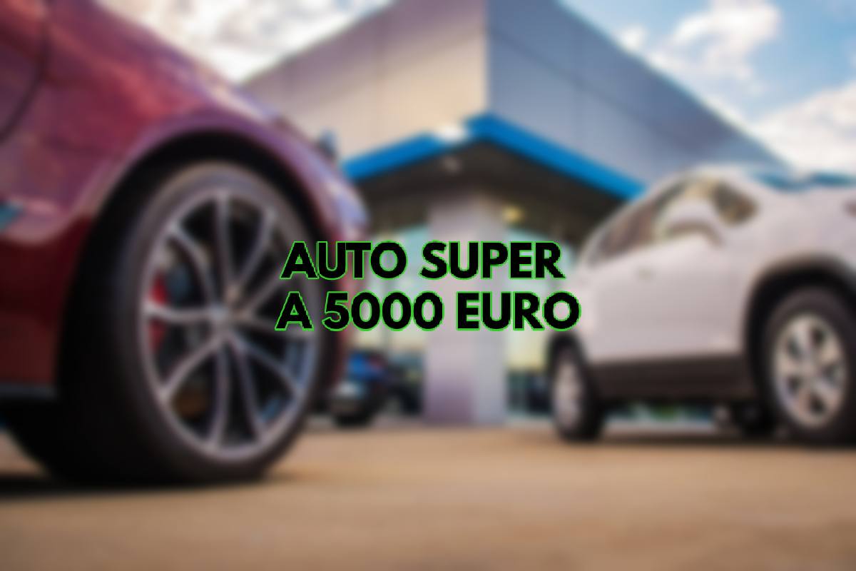 Auto super a 5000 euro