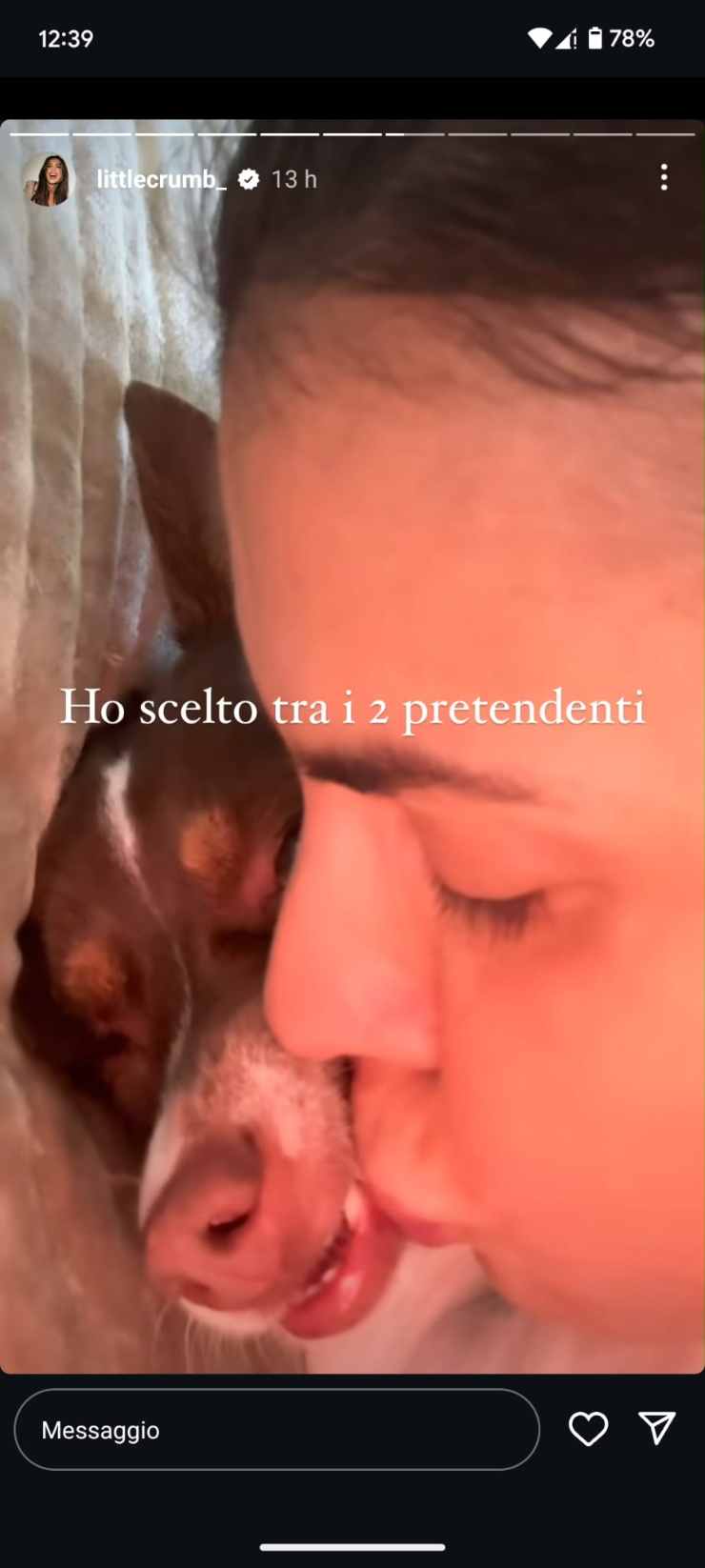 Elisabetta Canalis foto dolce compagnia