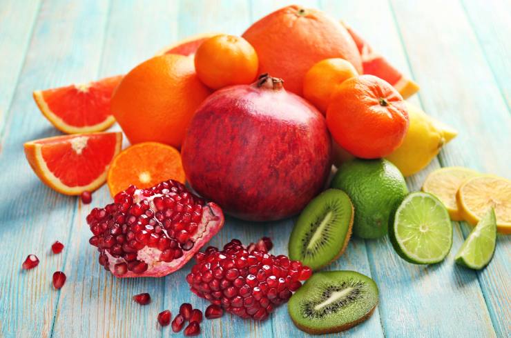 Agrumi e kiwi, l'ideale per fare il pieno di vitamina C